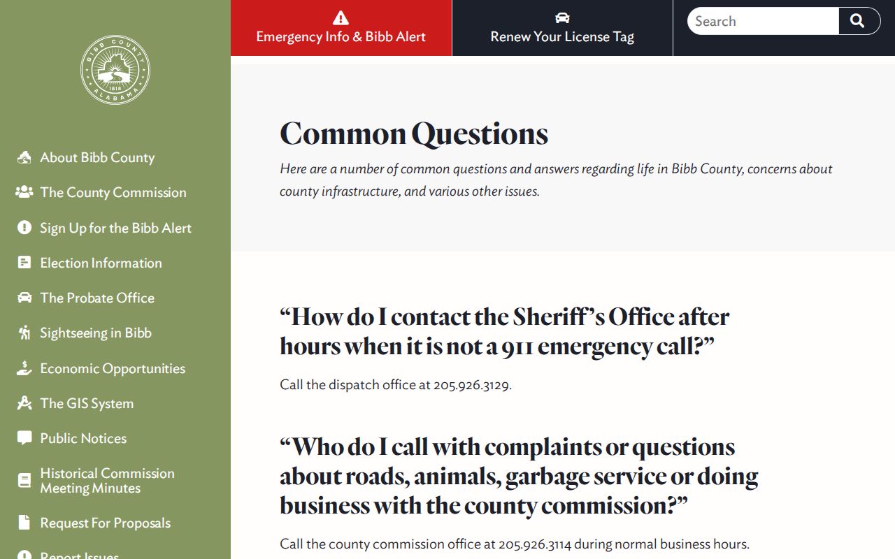 Bibb County criminal records sheriff dispatch and jail guidance