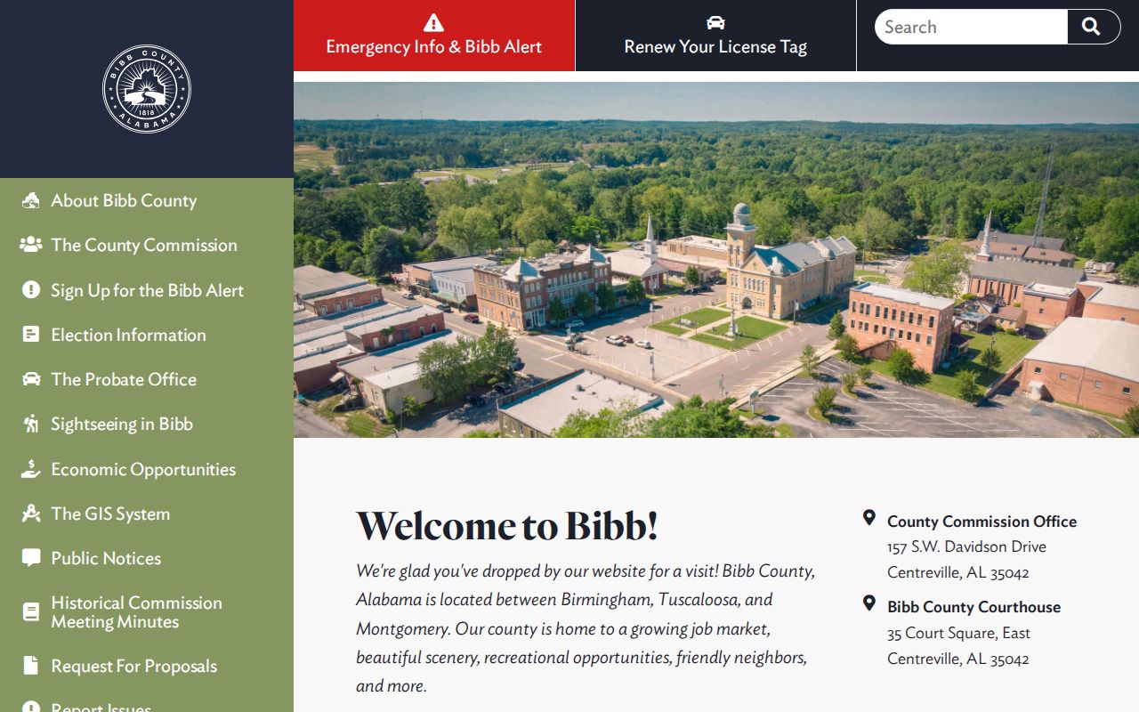 Bibb County criminal history county records homepage